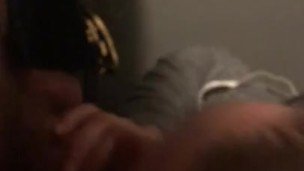 Her man was in the other room she enjoyed my huge cock