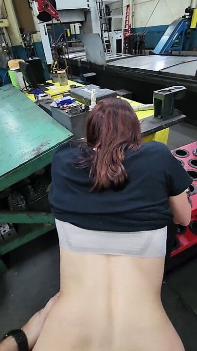 co worker at plant fucked with creampie