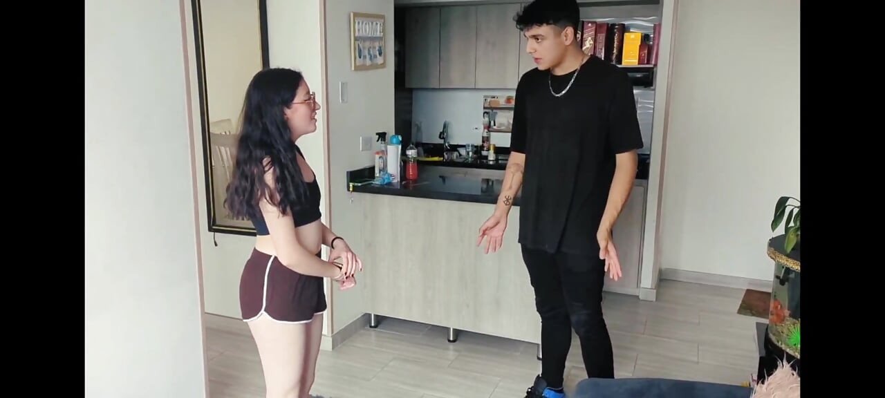 My stepsister asks me to be her personal trainer and I end up fucking her deliciously again and again