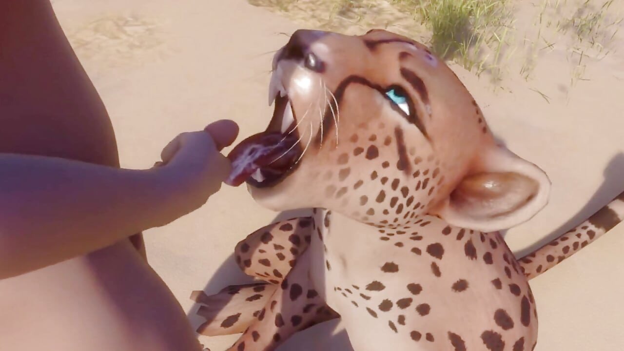 Furry Girl Mates With a Man Furry monster