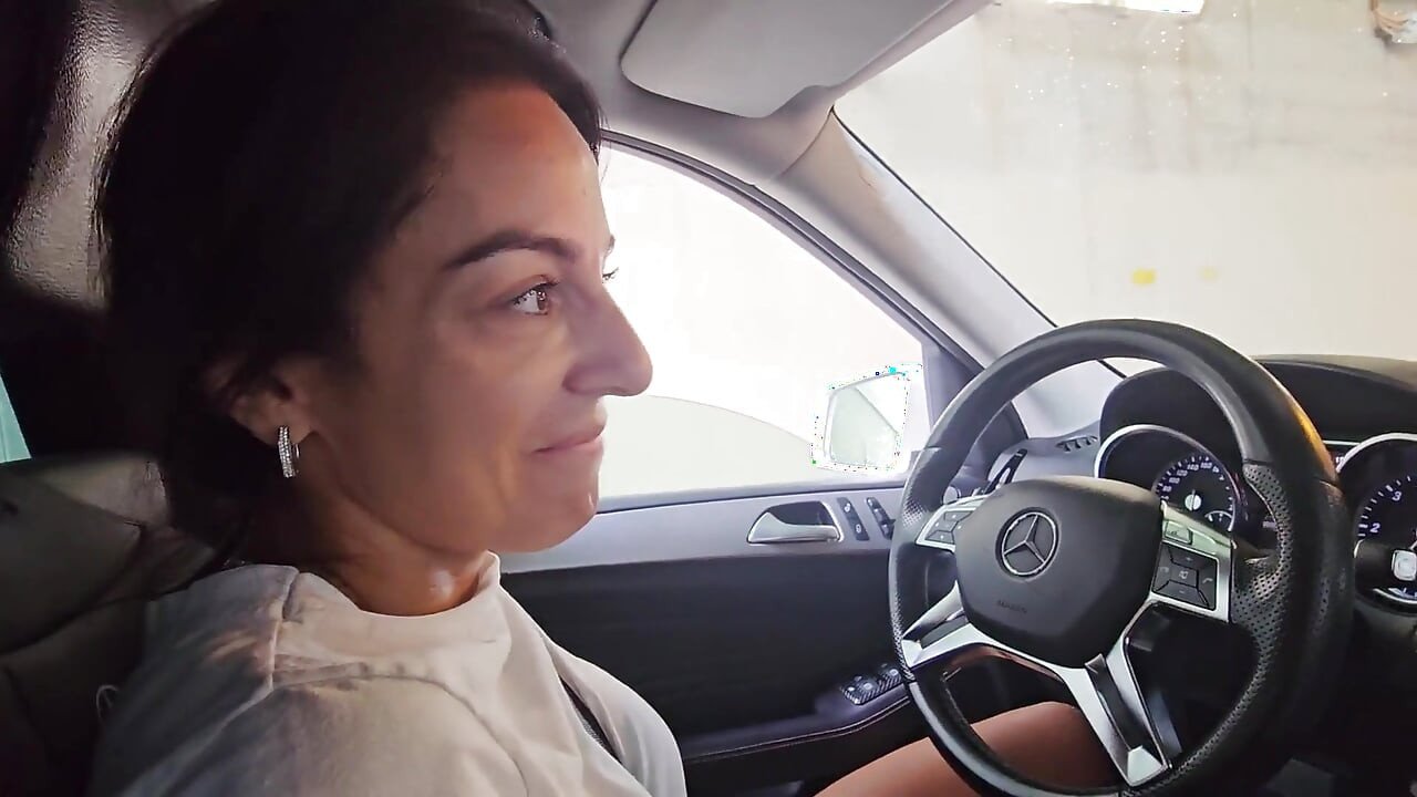 She Takes My Cock in Her Hand While We’re Stuck in Traffic on the Highway